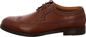 Zapatos Brogue Derby Con Punta De Ala Y Cordones Para Hombre De Clarks Brown Límite De Coling