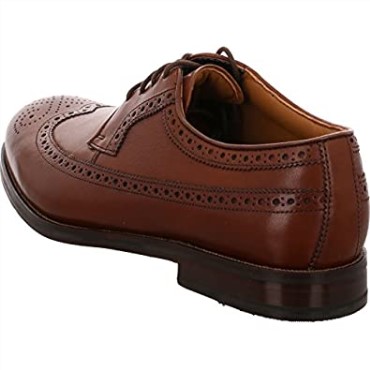 Zapatos Brogue Derby Con Punta De Ala Y Cordones Para Hombre De Clarks Brown Límite De Coling