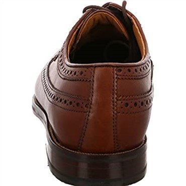 Zapatos Brogue Derby Con Punta De Ala Y Cordones Para Hombre De Clarks Brown Límite De Coling