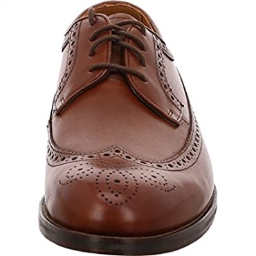 Zapatos Brogue Derby Con Punta De Ala Y Cordones Para Hombre De Clarks Brown Límite De Coling