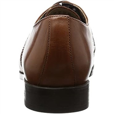 Zapatos Brogue Para Hombre Clarks Brown Tan Leather Amieson Limit
