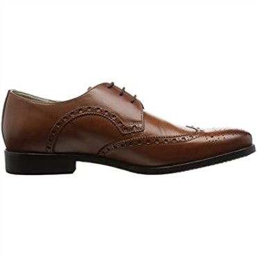 Zapatos Brogue Para Hombre Clarks Brown Tan Leather Amieson Limit