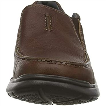 Mocasín Sin Cotrell Para Hombre De Cuero Marrón Clarks Tabaco