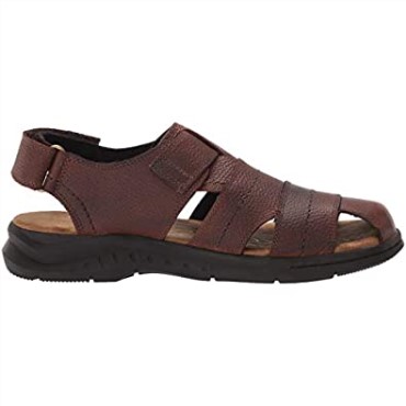 Sandalias De Pescador Hapsford Cove Para Hombre De Cuero Marrón Clarks