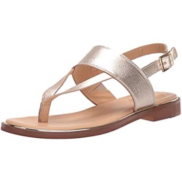 Sandalia Mujer Clarks Ellis Opal De Piel Champagne