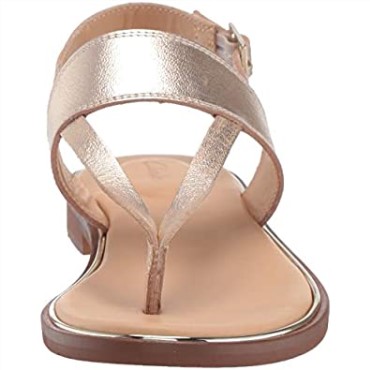 Sandalia Mujer Clarks Ellis Opal De Piel Champagne