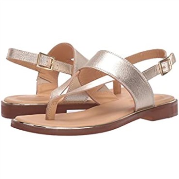 Sandalia Mujer Clarks Ellis Opal De Piel Champagne
