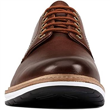 Clarks Chantry Walk Azul Marino Nubuck Marrón Oscuro Cuero