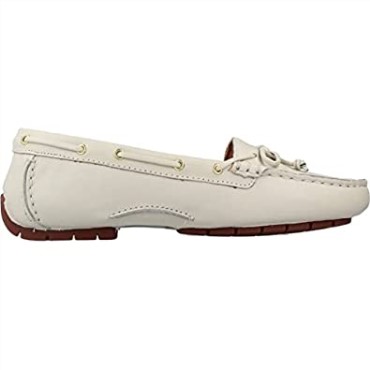 Clarks Cla C Mocc Boat 2 Blanco Cuero Especial