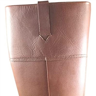 Clarks Clarkdale Hola Cuero Marrón Oscuro Botas De Pierna Larga Para Mujer Cuero Marrón Oscuro