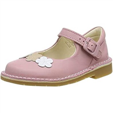Zapatos De Cuero Para Niños Pequeños Clarks Comet Gem Rosa Polvoriento