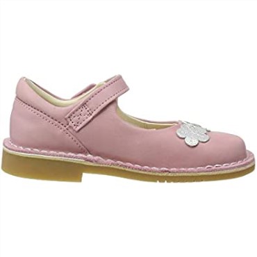 Zapatos De Cuero Para Niños Pequeños Clarks Comet Gem Rosa Polvoriento