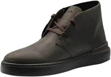 Botas De Cuero Clarks Court Lite Desert Boot Marrón Oscuro