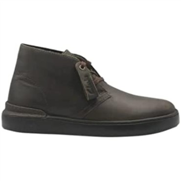 Botas De Cuero Clarks Court Lite Desert Boot Marrón Oscuro Especial