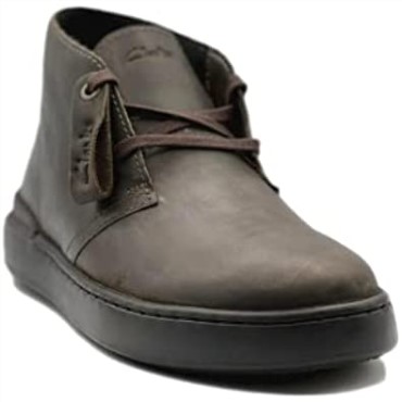 Botas De Cuero Clarks Court Lite Desert Boot Marrón Oscuro Especial