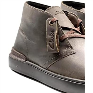 Botas De Cuero Clarks Court Lite Desert Boot Marrón Oscuro Especial