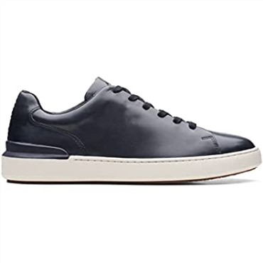Zapatos De Cuero Clarks Court Lite Lace Azul Marino