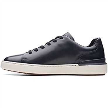 Zapatos De Cuero Clarks Court Lite Lace Azul Marino