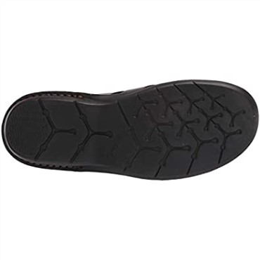Sandalia De Cuero Marrón Oscuro Para Hombre Clarks Ellison Weave