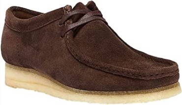 Zapatillas Bajas De Hombre Clarks Marron Oscuro 26 154744 Talla Wallabee