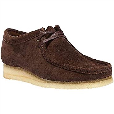 Zapatillas Bajas De Hombre Clarks Marron Oscuro 26 154744 Talla Wallabee