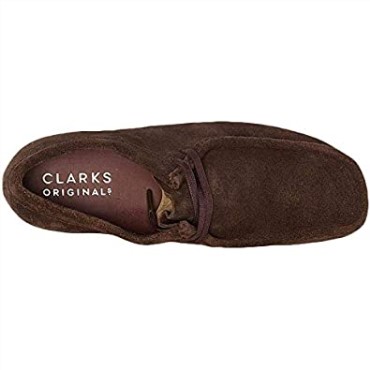 Zapatillas Bajas De Hombre Clarks Marron Oscuro 26 154744 Talla Wallabee