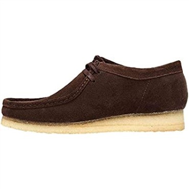 Zapatillas Bajas De Hombre Clarks Marron Oscuro 26 154744 Talla Wallabee