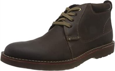 Botas De Caña Media Vargo De Clarks Para Hombre En Marrón Oscuro
