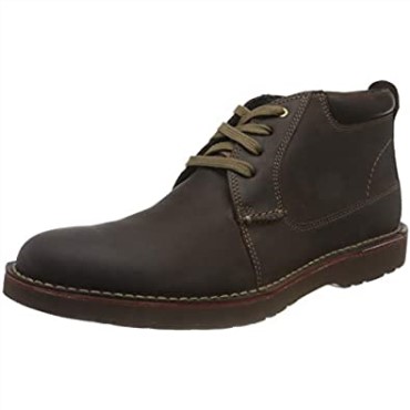 Botas De Caña Media Vargo De Clarks Para Hombre En Marrón Oscuro