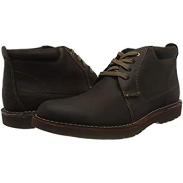 Botas De Caña Media Vargo De Clarks Para Hombre En Marrón Oscuro