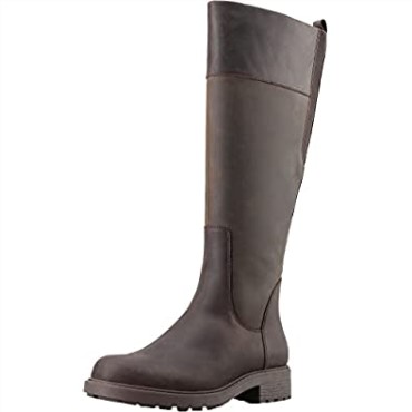Botas Altas De Mujer Clarks Marrón Oscuro Orinoco2 Hi Warmlined