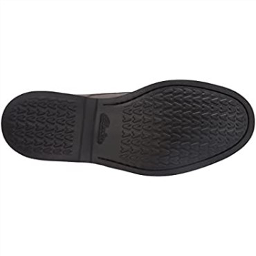 Botas Clarks Atticuslt Mid Chukka De Cuero Gris Oscuro Para Hombre