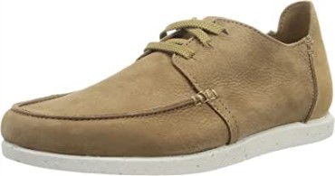 Clarks Dark Sand Nubuck Shacre Lite - Zapatillas Bajas Para Hombre