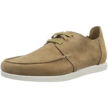 Clarks Dark Sand Nubuck Shacre Lite - Zapatillas Bajas Para Hombre