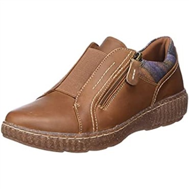 Zapatillas Clarks Caroline Cove Para Mujer Lea Marrón Oscuro