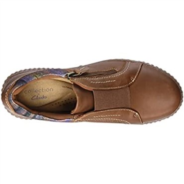 Zapatillas Clarks Caroline Cove Para Mujer Lea Marrón Oscuro