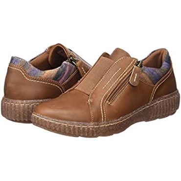 Zapatillas Clarks Caroline Cove Para Mujer Lea Marrón Oscuro
