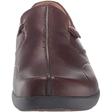 Mocasines Clarks Unloop 2 Walk Para Niña En Cuero Tostado Oscuro