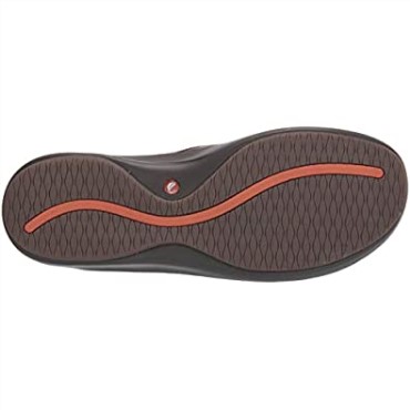 Mocasines Clarks Unloop 2 Walk Para Niña En Cuero Tostado Oscuro