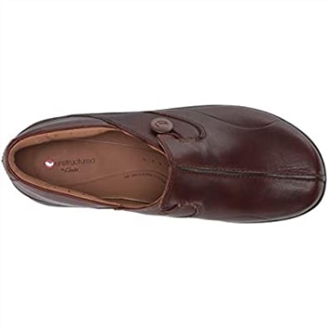 Mocasines Clarks Unloop 2 Walk Para Niña En Cuero Tostado Oscuro