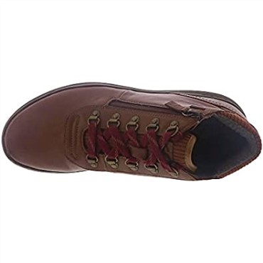 Botas De Mujer Clarks Nalle Mid De Cuero Tostado Oscuro