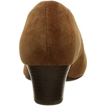Zapato De Salón Teresa De Mujer De Ante Tostado Oscuro Clarks