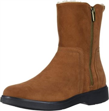 Botines De Mujer Clarks Un Elda De Ante Marrón Oscuro