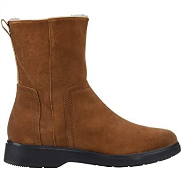 Botines De Mujer Clarks Un Elda De Ante Marrón Oscuro