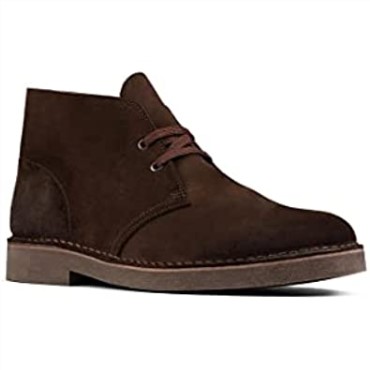 Botas Clarks Desert Boot 2 Ante Marrón Oscuro