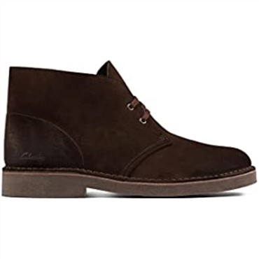 Botas Clarks Desert Boot 2 Ante Marrón Oscuro