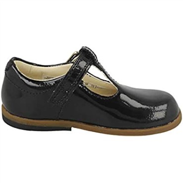 Zapatos De Cuero Para Niños Pequeños Clarks Draw Shine Negro Negro
