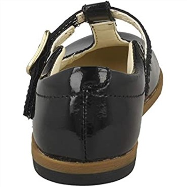 Zapatos De Cuero Para Niños Pequeños Clarks Draw Shine Negro Negro