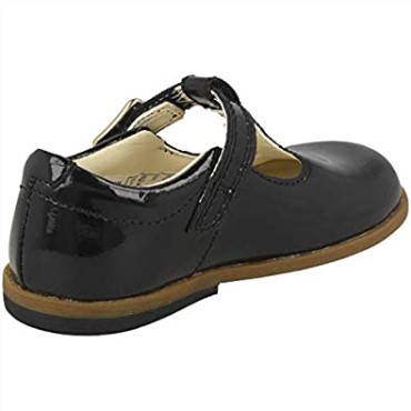 Zapatos De Cuero Para Niños Pequeños Clarks Draw Shine Negro Negro