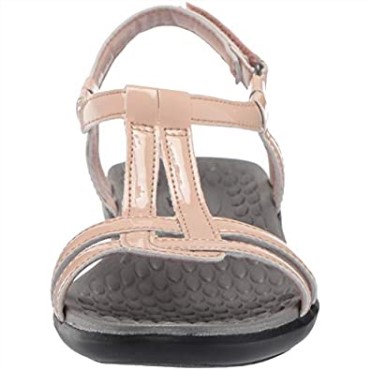 Sandalia Sonar Aster De Mujer De Charol Sintético Rosa Polvoriento De Clarks